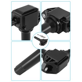 TAUTOY Set of 4 UF724 Ignition Coil Pack & Iridium Spark Plug (2.0L 2.5L H4) 2013-2016 For Subaru Forester Impreza Legacy Outback XV Crosstrek,Replace # UF737 UF723 UF722 UF721 UF720 UF710