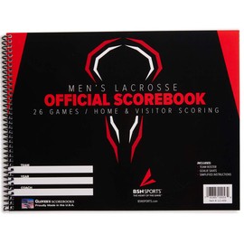 BSN Men's Lacrosse Scorebook, Black