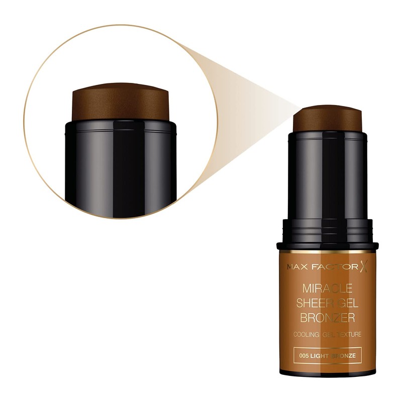 Max Factor Miracle Sheer Gel Bronze Stick 005 Light Bronze