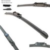 2MPLASTIC Front and Rear Wiper Blades For INFINITI QX30 2017-2019