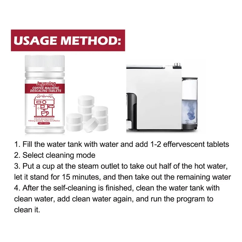 2 Frascos De Pastillas Para Limpiar Las Manchas De Café