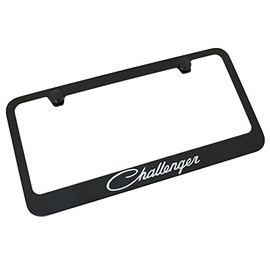 Elite Automotive Products, Inc. License Plate Frame for Dodge Challenger (Black)