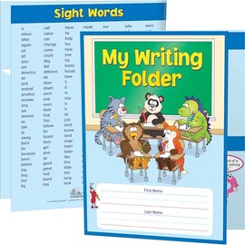 Really Good Stuff My Writing Tri-Fold 3-Pocket Student Folders - Set of 12