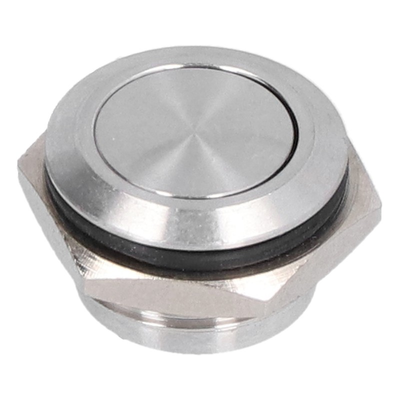 5Pcs Flat Top Button Switch Stainless Steel Waterproof Screw Terminal