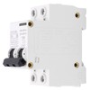 2P Miniature Circuit Breaker DIN Rail Mount Disconnect Switch for