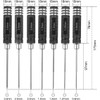 Gruiqrd Hexagonal Screwdriver Set, 7-Piece RC Tool Hexagon Socket Screwdriver