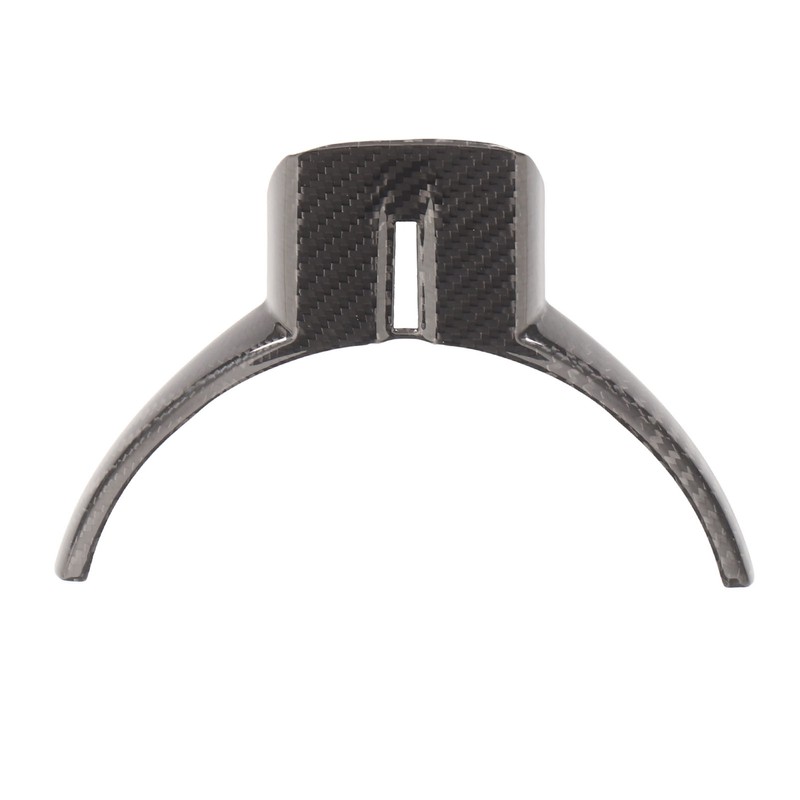 Car Steering Wheel Trim Genuine Carbon Fiber Interior Decoration Replacement