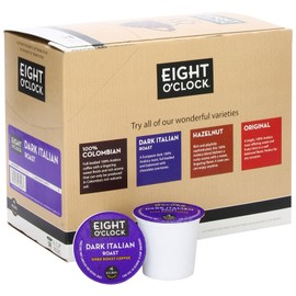 Eight O'Clock Coffee Dark Italian Roast K-Cups, 24-Count (Pack of 2)