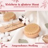 lampox® Round Body Brush Dry Brush Round Exfoliating Brush Massage