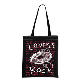 TV Girl Band Merch TV Girls Lovers Rock Inspired Canvas Bag TV Girl Gift Music Merchandise For Canvas Bag (Lovers Rock BK)
