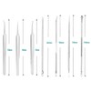 7 Piece Square Plug Tweezers, Tenless Precision Tweezers, Pore Care
