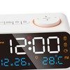 Alarm Clock Radio Multifunctional LED Music Timing Rechargeable FM Radio