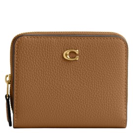 Coach Women's Essential Billfold Wallet in Colorblock Bi-Fold, B4/Honey Brown Multi