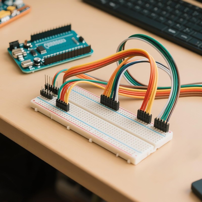 Breadboard, 3PC 830 Point Solderless Breadboard for Arduino Connections and