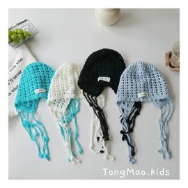 2025 New Model Handmade Crochet Knitted Hat for Kids and Adults Lake Blue (Recommended) 3ea