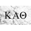 Kappa Alpha Theta Sorority Flag- Marble-New!
