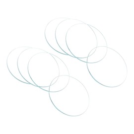 CoCud Watch Crystal Len Glass, 38.5mm Dia. Optical Glass Single Dome Face Crystals Replacement Lens Clear - (Applications: for Watchmaker Repair Electronic Mechanical Watch), 8-Pieces