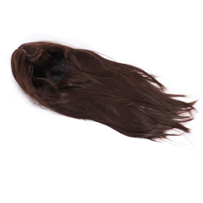 Long Straight Synthetic Hair High Density Silky Heat Resistant Fiber