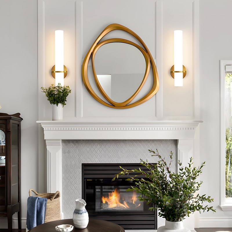 AIJIASI Wall Sconces - 15 inch Gold Wall Sconces Set