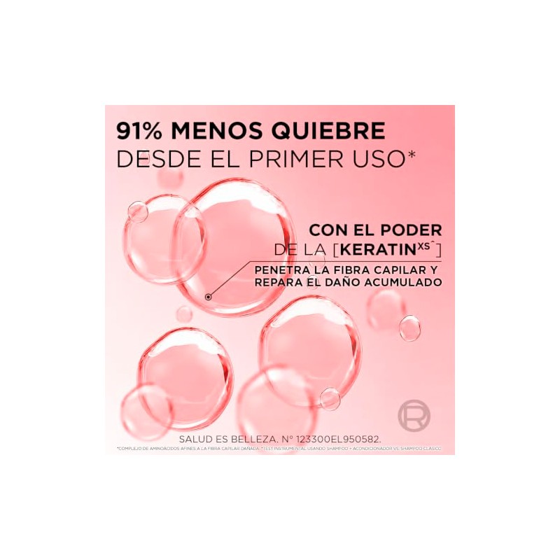 LOréal Paris Shampoo Reparación Total 5 Elvive 370 ml