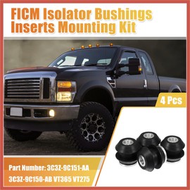 ACROPIX 4 Set FICM Mounting Bushing Set for Ford 6.0L 2003-2010 VT365 VT275 FICM Isolator Bushings Inserts Mounting Kit on Fuel Injection Control Module Car Parts
