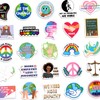 Rzaemuush 200PCS Social Justice Stickers - Human Rights, Equality, Activism