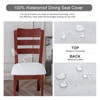 Genina Waterproof Dining Chair Seat Covers for Kitchen - 100%