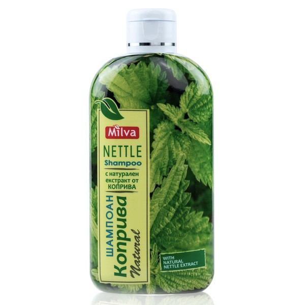 Milva Nettle Shampoo for Oily Hair - 200 ml Natural