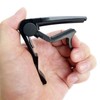 Stanz (TM) Single-handed Guitar Trigger Capo Quick Change (Black)