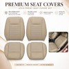 NLQR Tan Driver & Passenger Side Bottom & Top Lean