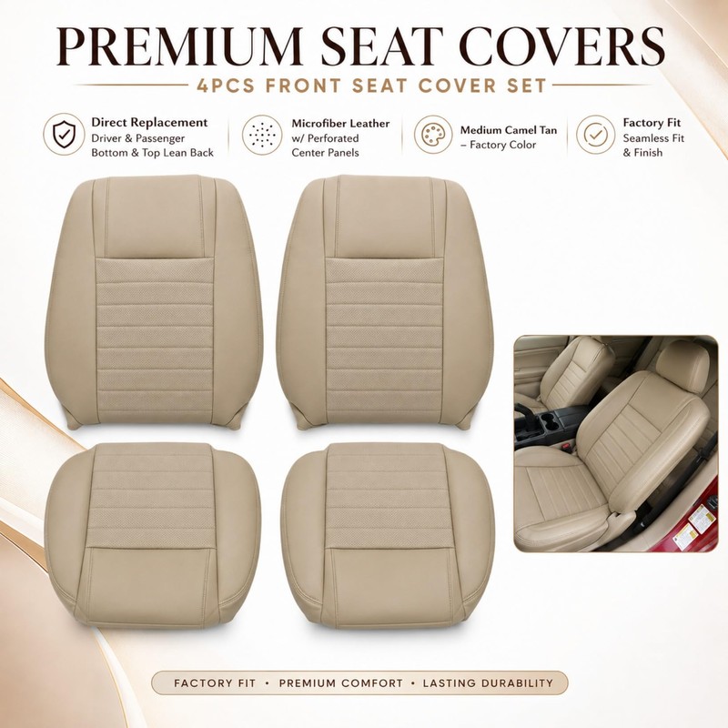 NLQR Tan Driver & Passenger Side Bottom & Top Lean