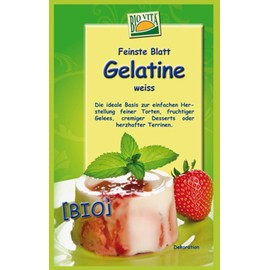 Bio Vita Organic Leaf Gelatine White (6 x 10 g)