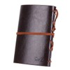 Leather Writing Journal Notebook, EvZ 7 Inches Vintage Nautical Spiral