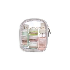 Biomaná Kit de viaje Baba de Caracol (crema día, crema noche, gel de ojos, loción tonificante, desmaquillante)