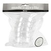 Creativ e 52139 Baubles with Opening, Transparent, 8 cm Diameter,