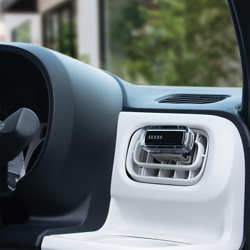 Harukado 3669 Linen Car Air Freshener Sikes Clip 2 Pack