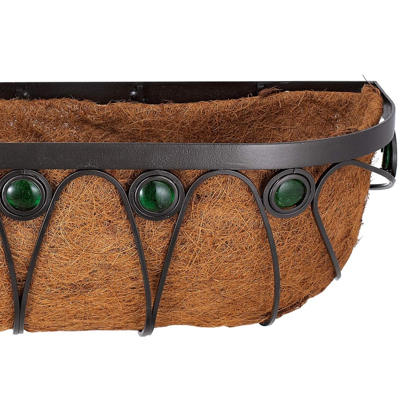 Arcadia Emerald Series Wall Trough Planter, 36-Inch