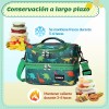 Retolit Lonchera Termica Bolsa Almuerzo Capacidad Portátil Niño Nina