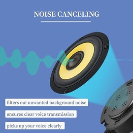 Auriculares Telefónicos, Auriculares Profesionales con Cable, Jack de 2.5mm Teléfono con Cable Monaural con Micrófono, Volumen Ajustable, para Teléfono Inteligente PC Portátil, de Office