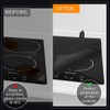 LUPATDY Ceramic Hob Cover Plate, Fireproof & Waterproof, Additional Work