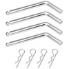 Replacement 5th Wheel Pins & Clips, 1/2-Inch Diameter Fits 5th