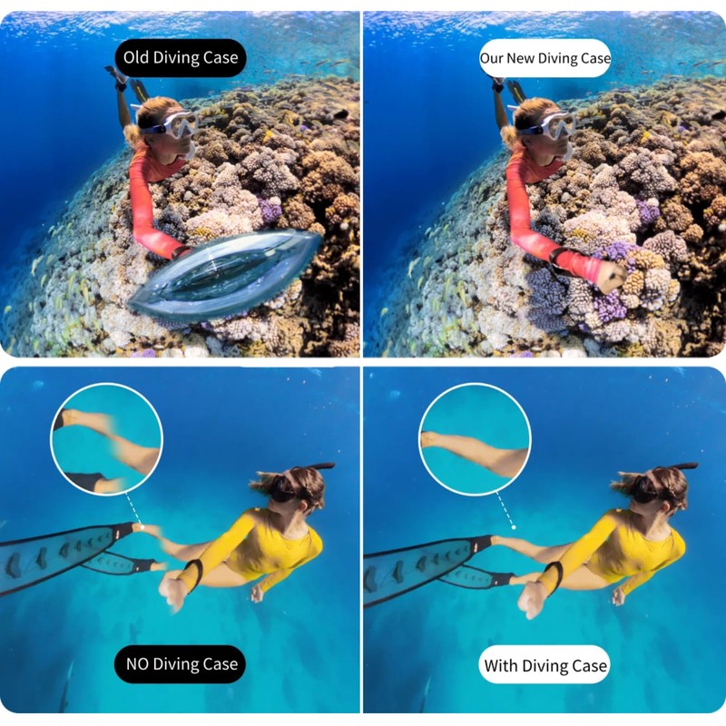 Protect Dive Case for Insta360 X4 Sport Camera Underwater Camera