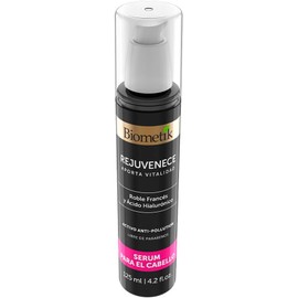 Biometik Rejuvenece, Serum para el Cabello, Mejora la Elasticidad, Fortalece la Fibra Capilar, Antioxidante, con Roble Francés y Ácido Hialuronico, 125 ml