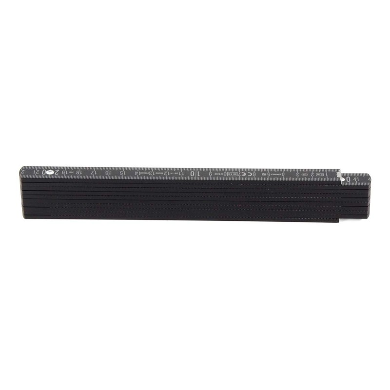 Dinotech Folding Ruler Ruler Black 2 m Accuracy Class III