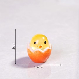 DWUENT 1pcs Easter Hatching Egg Toys - Yellow Mini Chicks for Egg Hunt, Kids Gifts & Party Decorations