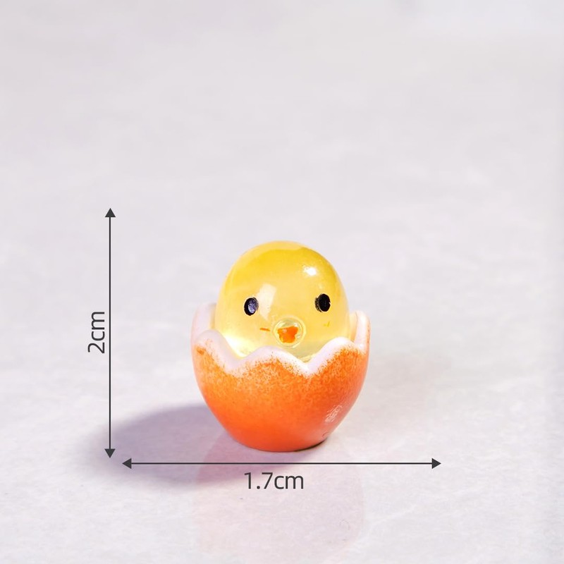 DWUENT 1pcs Easter Hatching Egg Toys - Yellow Mini Chicks