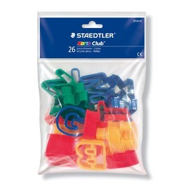 Staedtler 8724 01 - Noris Club Ausstechformen, ABC 26 Stück