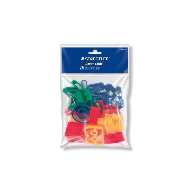 Staedtler 8724 01 - Noris Club Ausstechformen, ABC 26 Stück