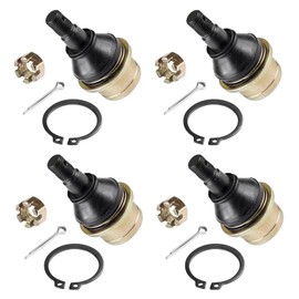 Cylinman Front Upper Lower Ball Joint Set Fit for Kawasaki Teryx Teryx4 750 800 KFX450R KFX700 Mule PRO FX DX Brute Force 650 750i Replace for 59266-0711 59266-0014 59266-1139