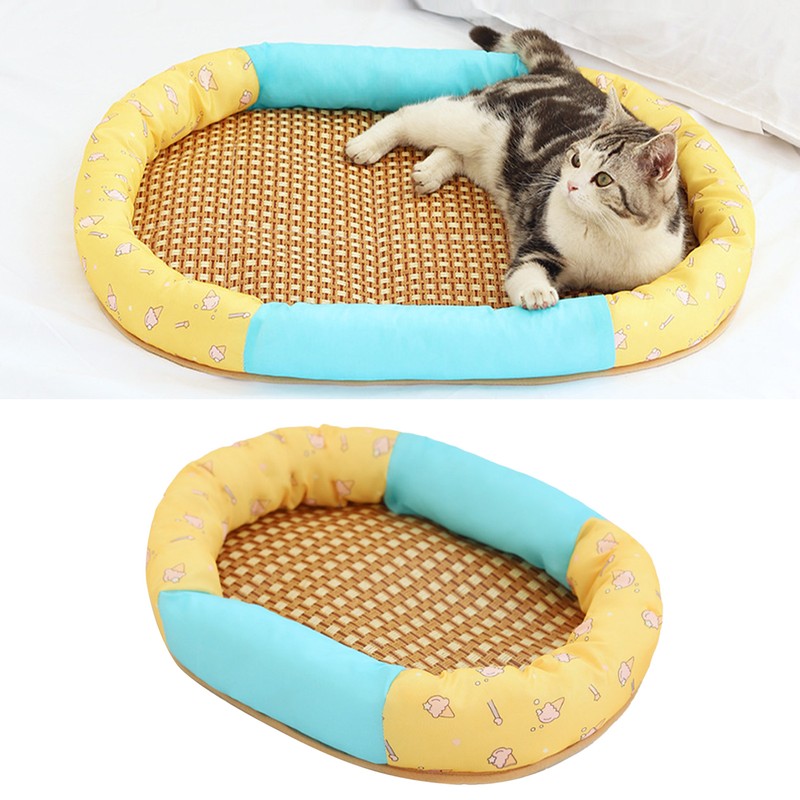 Cat Summer Sleeping Mat Breathable Waterproof Prevent Slip Pet Cooling